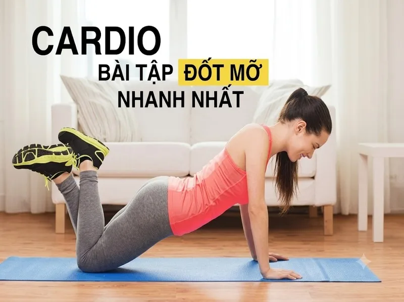 Tập cardio tại nhà cho nữ giúp cải thiện sức bền, đốt mỡ và hỗ trợ sức khỏe tim mạch.